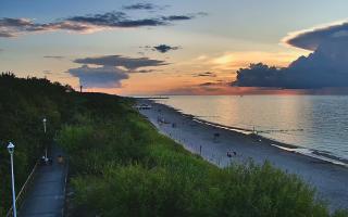 Dziwnów plaża - zachód - 02-08-2025 18:18
