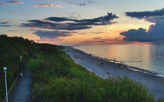 Dziwnów plaża - zachód - 02-08-2025 18:25