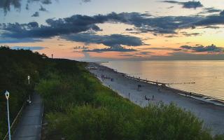 Dziwnów plaża - zachód - 02-08-2025 18:56