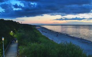 Dziwnów plaża - zachód - 02-08-2025 19:18