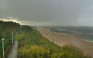 Dziwnów plaża - zachód - 16-09-2025 14:07