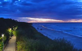 Dziwnów plaża - zachód - 16-09-2025 17:48