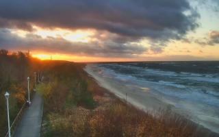 Dziwnów plaża - zachód - 30-10-2025 15:13