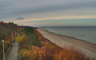 Dziwnów plaża - zachód - 02-11-2025 13:18