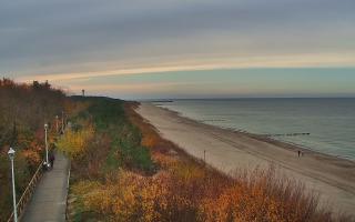 Dziwnów plaża - zachód - 02-11-2025 13:25