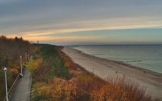 Dziwnów plaża - zachód - 02-11-2025 13:41