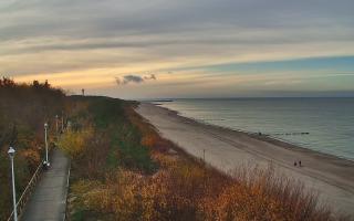 Dziwnów plaża - zachód - 02-11-2025 14:03