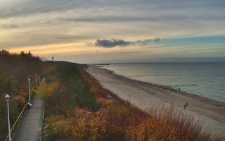 Dziwnów plaża - zachód - 02-11-2025 14:11