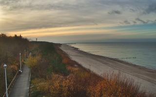 Dziwnów plaża - zachód - 02-11-2025 14:18