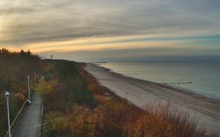 Dziwnów plaża - zachód - 02-11-2025 14:26