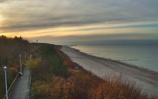 Dziwnów plaża - zachód - 02-11-2025 14:34