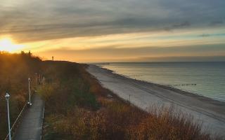 Dziwnów plaża - zachód - 02-11-2025 14:49