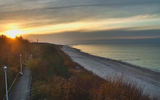 Dziwnów plaża - zachód - 02-11-2025 15:04