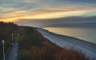 Dziwnów plaża - zachód - 02-11-2025 15:19