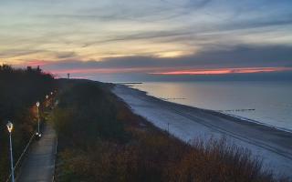 Dziwnów plaża - zachód - 02-11-2025 15:42