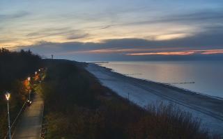 Dziwnów plaża - zachód - 02-11-2025 15:50