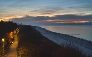 Dziwnów plaża - zachód - 02-11-2025 15:57