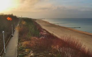 Dziwnów plaża - zachód - 02-12-2025 13:16