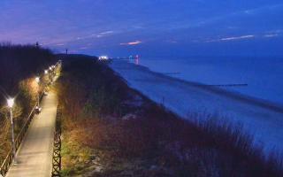 Dziwnów plaża - zachód - 04-12-2025 15:22