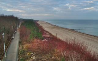 Dziwnów plaża - zachód - 18-12-2025 07:59