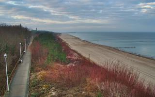 Dziwnów plaża - zachód - 18-12-2025 08:06