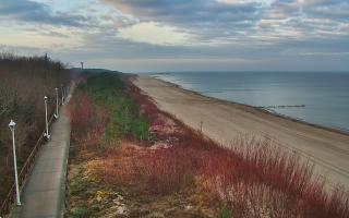 Dziwnów plaża - zachód - 18-12-2025 08:14