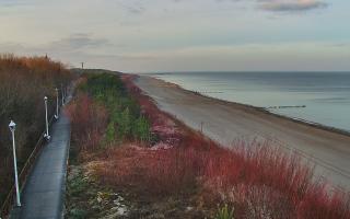 Dziwnów plaża - zachód - 18-12-2025 08:52