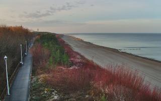 Dziwnów plaża - zachód - 18-12-2025 08:59