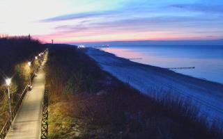 Dziwnów plaża - zachód - 18-12-2025 15:26