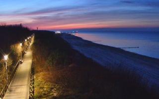 Dziwnów plaża - zachód - 18-12-2025 15:34