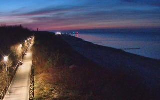 Dziwnów plaża - zachód - 18-12-2025 15:42