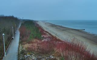Dziwnów plaża - zachód - 16-01-2026 07:25