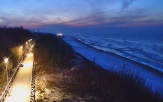 Dziwnów plaża - zachód - 22-01-2026 16:13