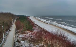 Dziwnów plaża - zachód - 23-01-2026 10:25