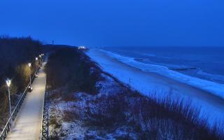 Dziwnów plaża - zachód - 24-01-2026 06:32