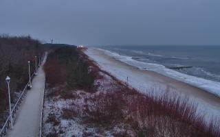 Dziwnów plaża - zachód - 24-01-2026 06:40