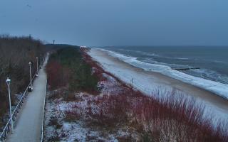 Dziwnów plaża - zachód - 24-01-2026 06:47