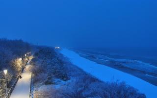 Dziwnów plaża - zachód - 27-01-2026 06:30