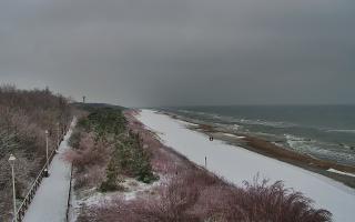 Dziwnów plaża - zachód - 28-01-2026 09:50