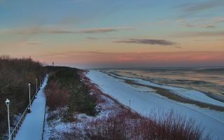 Dziwnów plaża - zachód - 01-02-2026 06:55