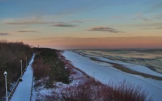 Dziwnów plaża - zachód - 01-02-2026 07:03