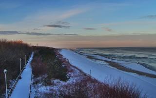 Dziwnów plaża - zachód - 01-02-2026 07:26