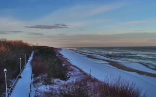 Dziwnów plaża - zachód - 01-02-2026 07:41