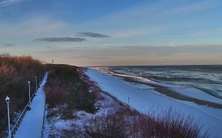 Dziwnów plaża - zachód - 01-02-2026 07:56