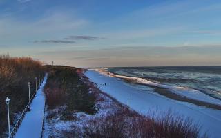 Dziwnów plaża - zachód - 01-02-2026 08:04