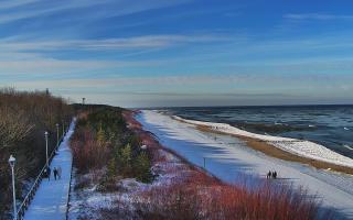 Dziwnów plaża - zachód - 01-02-2026 10:05