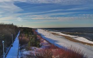 Dziwnów plaża - zachód - 01-02-2026 12:29