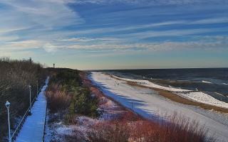Dziwnów plaża - zachód - 01-02-2026 12:37