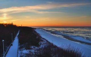 Dziwnów plaża - zachód - 01-02-2026 15:32