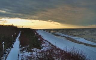 Dziwnów plaża - zachód - 02-02-2026 14:40